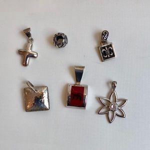 Lot of 6 Silpada pendants